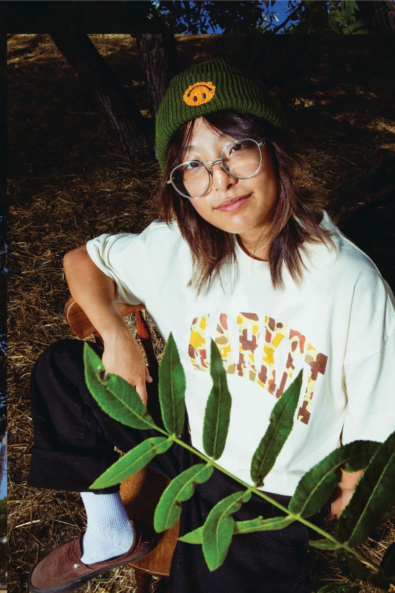 MARKET FW24 Is for the Great Outdoors … and Indoors collection fall winter 2024 lookbook release info fish new york city price model fleece smiley graphic fleece camo colorway
