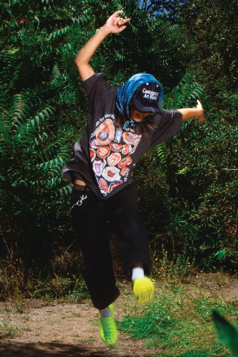 MARKET FW24 Is for the Great Outdoors … and Indoors collection fall winter 2024 lookbook release info fish new york city price model fleece smiley graphic fleece camo colorway
