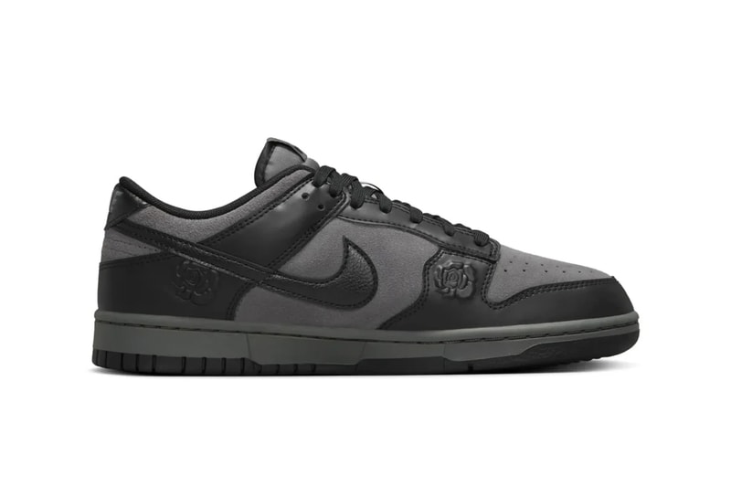 Nike Dunk Low Surfaces in "Black Roses" HF1986-001 HF1986-001 february 2025 valentines day