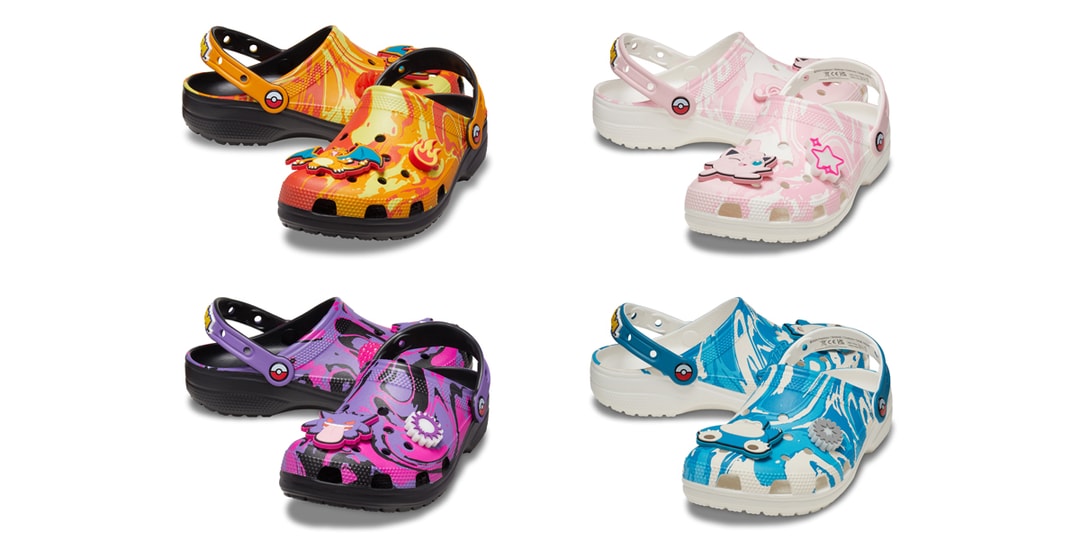 Catch All Four Pokémon x Crocs Classic Clogs Next Week