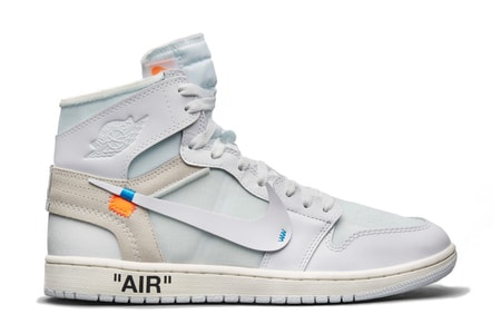 Upcoming Off-White™ x Air Jordan 1 High OG Rumored to Appear in All-White