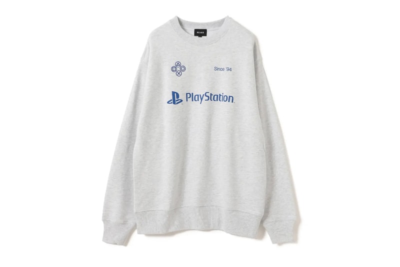 PlayStation Joins Forces With BEAMS for 30th Anniversary Apparel Collection collaboration button controller hoodies crewnecks sweaters