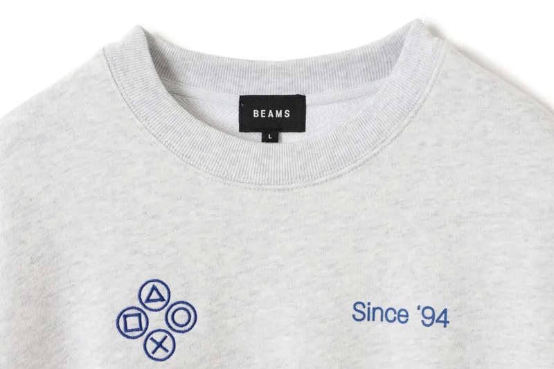 PlayStation Joins Forces With BEAMS for 30th Anniversary Apparel Collection collaboration button controller hoodies crewnecks sweaters