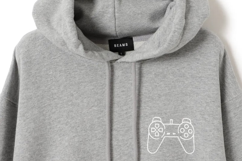 PlayStation Joins Forces With BEAMS for 30th Anniversary Apparel Collection collaboration button controller hoodies crewnecks sweaters