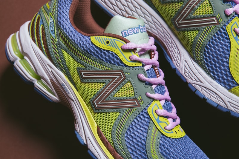 First Look at the Up There x New Balance 860v2 multi-color collaboration australian retailers sneakers collaboration comfortable dad shoe colorful vibrant aussie aus sydney melbourne