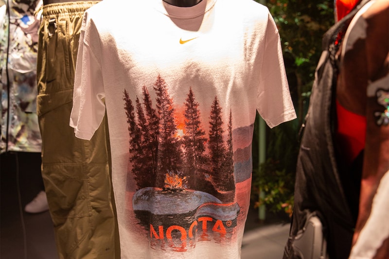 First Look at Drake's Upcoming Nike NOCTA "Opal" Collection fly fishing in the woods great outdoors wildlife adventure