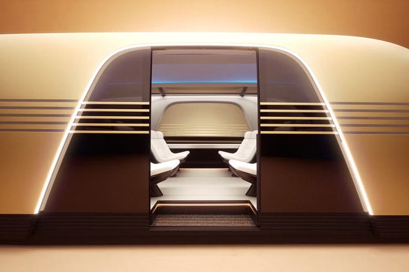 Elon Musk Advocates for a 'Tron'-Like Future With the Tesla Robovan robotaxi art-deco design locomotives train bus