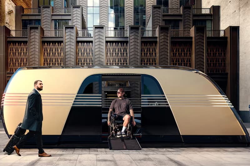 Elon Musk Advocates for a 'Tron'-Like Future With the Tesla Robovan robotaxi art-deco design locomotives train bus