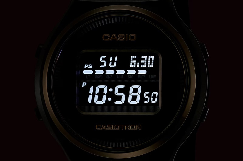 CASIO Casiotron TRN50ZE-1A 50th Anniversary  Release Info