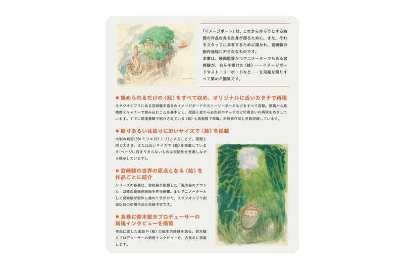 Iwanami Shoten Hayao Miyazaki Image Board Series Book Release Info