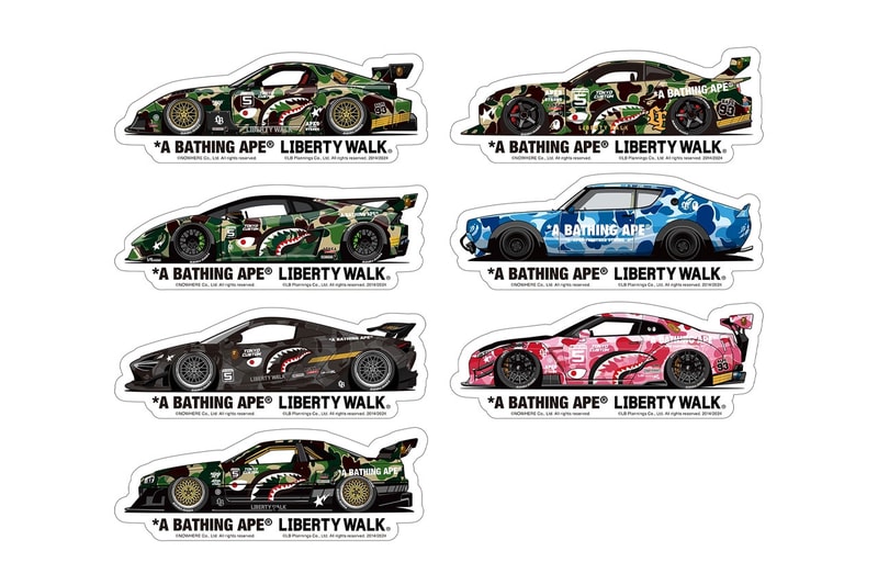 BAPE x Liberty Walk Capsule Release Info