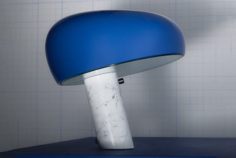 Flos Gives its "Snoopy" Lamp a Blue Makeover