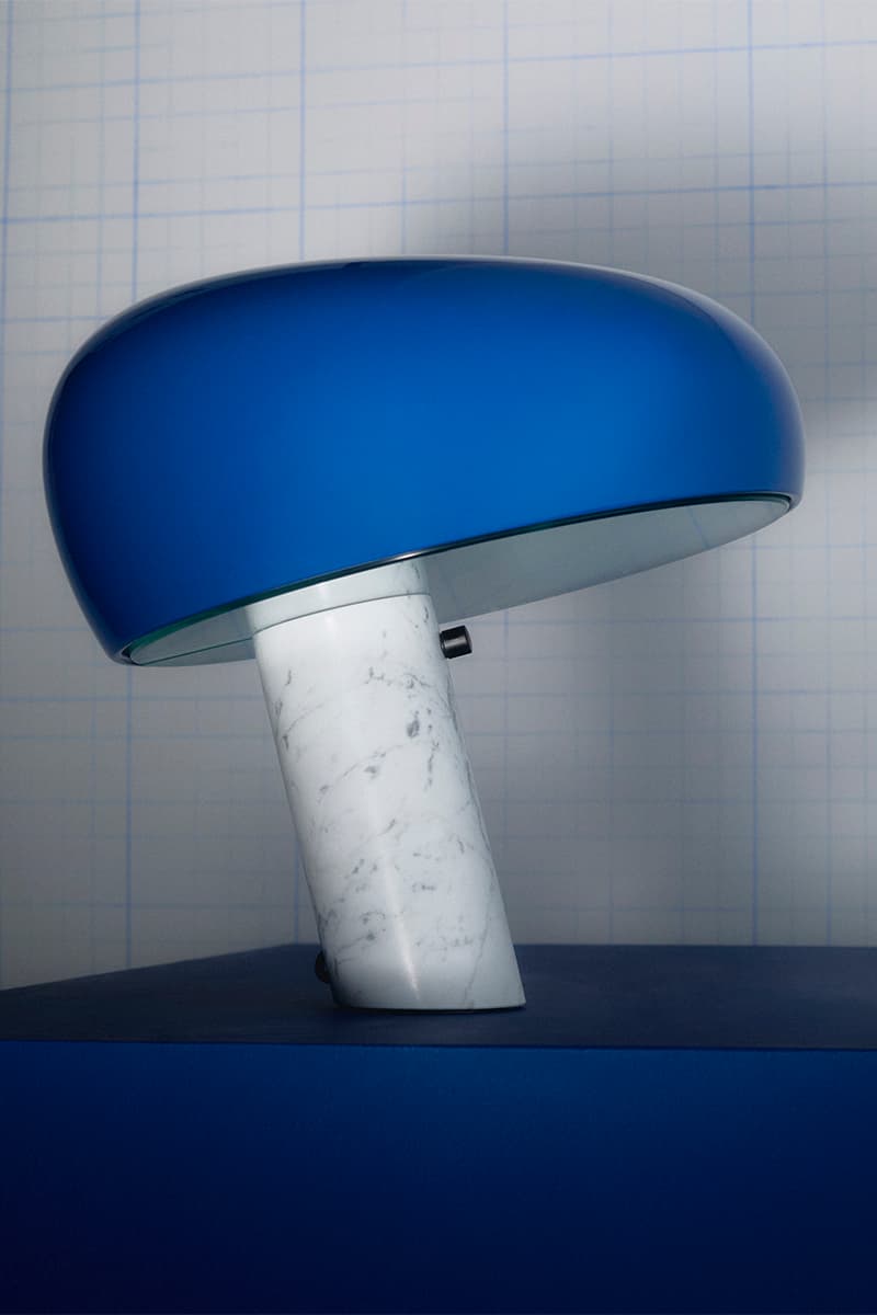 Flos Gives its "Snoopy" Lamp a Blue Makeover