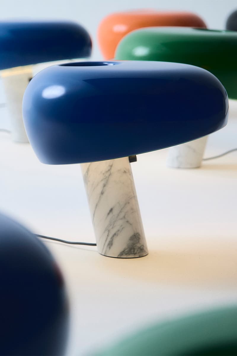 Flos Gives its "Snoopy" Lamp a Blue Makeover