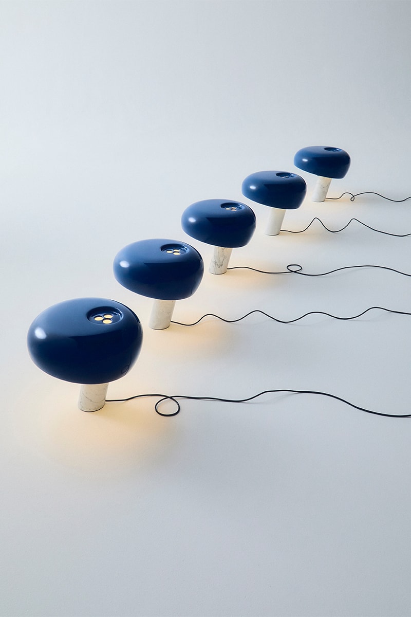 Flos Gives its "Snoopy" Lamp a Blue Makeover