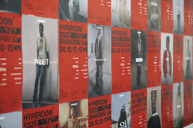 Hyperoom spring summer SS 25 Shanghai Fashion Week Showroom event Recap ARTE ANTWERP HELINOX INTERNATIONAL GALLERY BEAMS LIBERE OAKLEY P_ANDRADE PIET PRIX PROJECT G/R RACER WORLDWIDE SONGAADON THUG CLUB