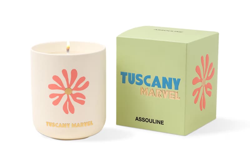 assouline travel from home candle collection series scents st tropez tuscany miami beach details launch coffee table books