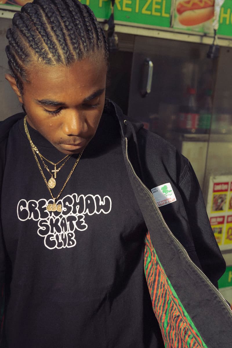 Crenshaw Skate Club Weaves Its Heritage Into FW24 fall winter 2024 release info collection drop price tobey mcintosh csc california new york city lookbook 