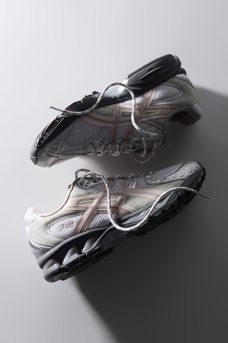 Ronnie Fieg Previews Upcoming Kith x ASICS GEL-KAYANO 12.1 Collaboration mint green light sage minty green breathable mesh fall 2024