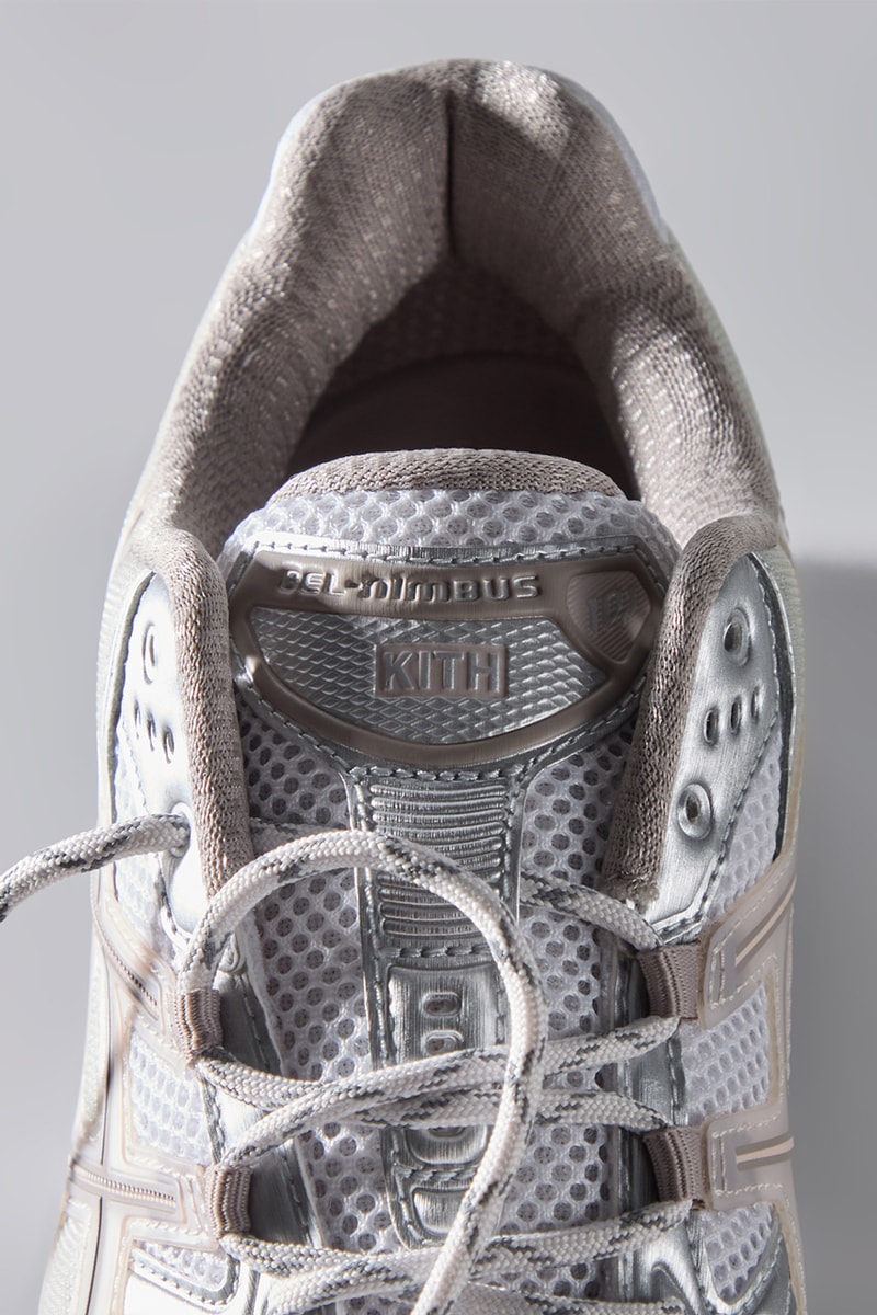 Ronnie Fieg Previews Upcoming Kith x ASICS GEL-KAYANO 12.1 Collaboration mint green light sage minty green breathable mesh fall 2024