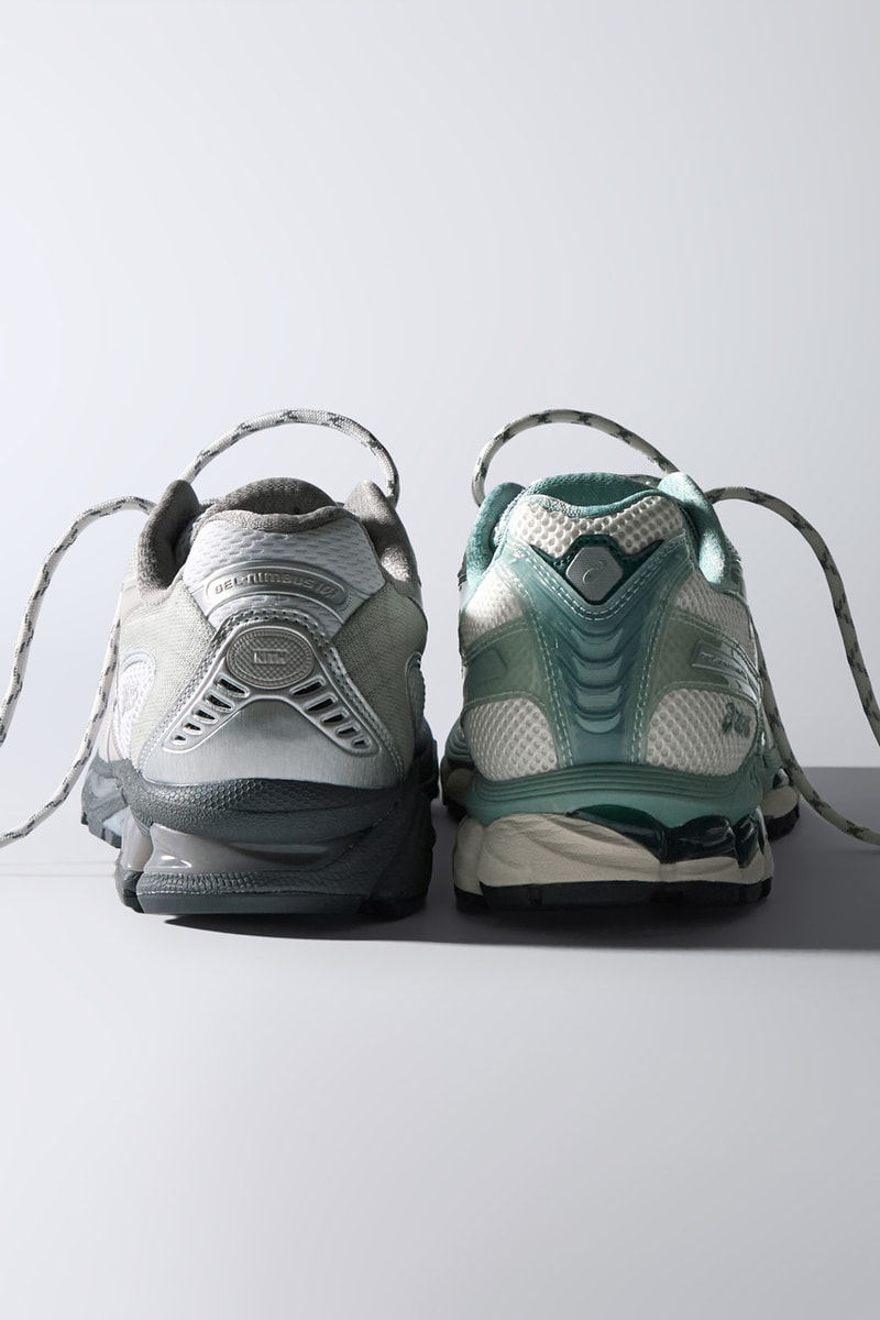 Ronnie Fieg Previews Upcoming Kith x ASICS GEL-KAYANO 12.1 Collaboration mint green light sage minty green breathable mesh fall 2024