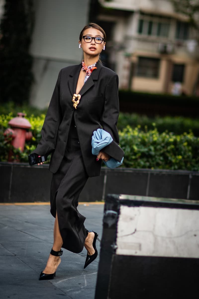 Shanghai Fashion Week SS25 Street Style