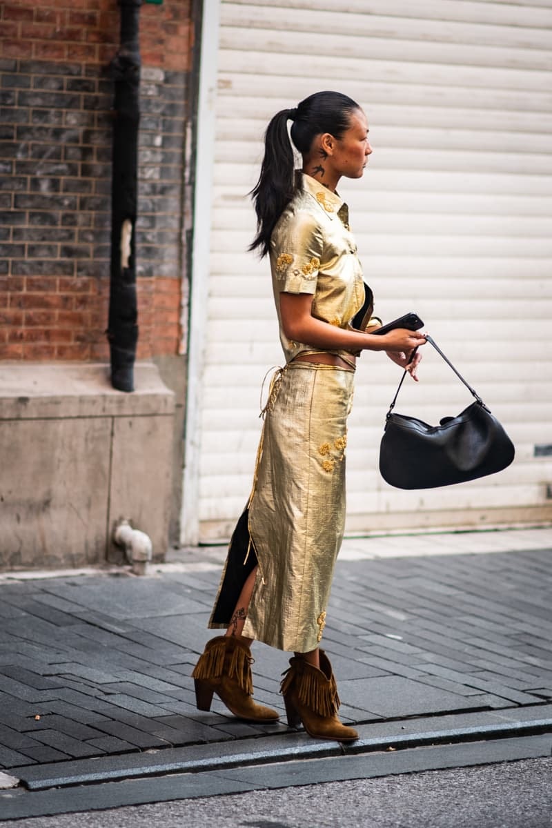 Shanghai Fashion Week SS25 Street Style