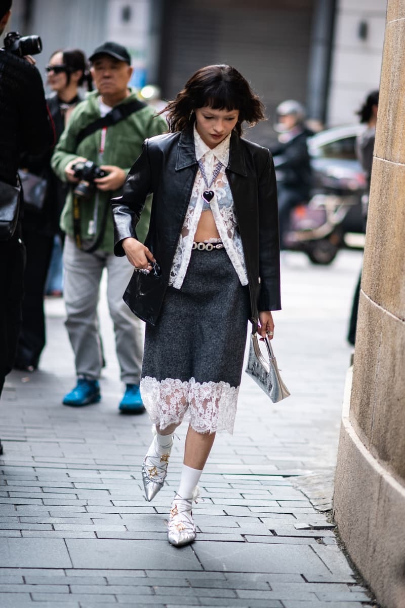 Shanghai Fashion Week SS25 Street Style