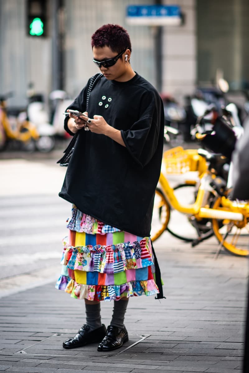 Shanghai Fashion Week SS25 Street Style