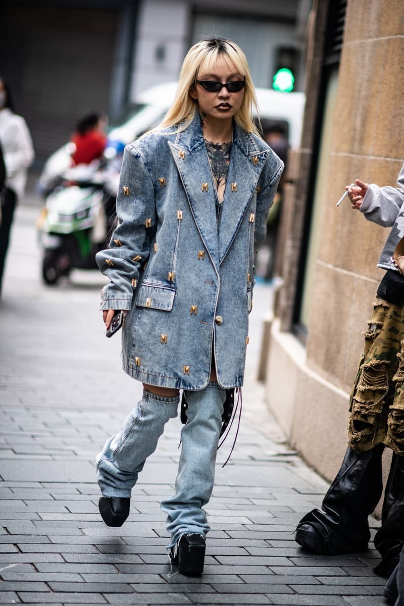 Shanghai Fashion Week SS25 Street Style