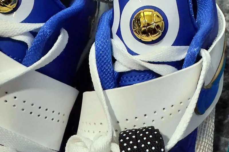 First Look at the Nike KD 4 "MVP Speech" FZ3540-400 kevin durant nba phoenix suns Hyper Royal/Summit White-Metallic Gold spring 2025