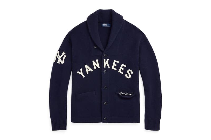 polo ralph lauren new york yankees baseball mlb collection collab sweaters jackets sweatshirts zip ups release date info photos price store list buying guide