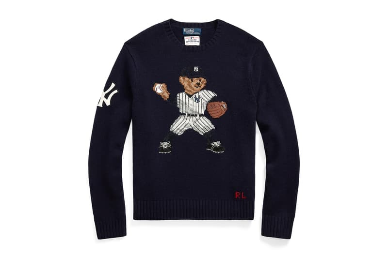 polo ralph lauren new york yankees baseball mlb collection collab sweaters jackets sweatshirts zip ups release date info photos price store list buying guide