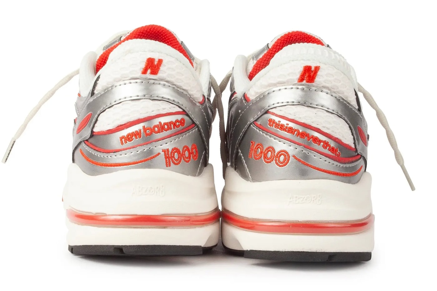 thisisneverthat Unveils New Balance 1000 Collaboration thisisneverthat M1000TI retro futuristic dad shoes nb sneaker y2k 90s chunky shoes