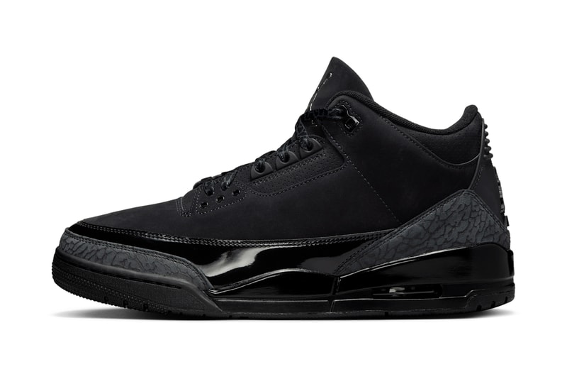 Official Look at Next Year's Air Jordan 3 "Black Cat"
