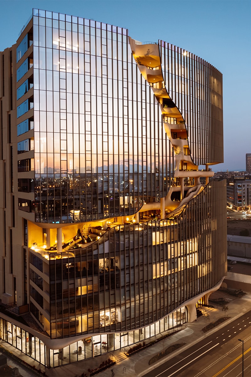 MAD's Latest Project features a "Cracked-Open" Facade