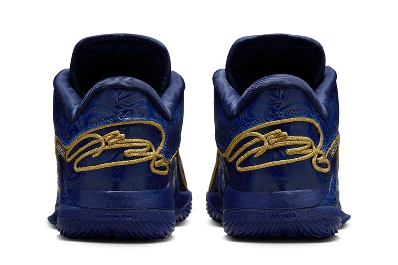 lebron blue and gold