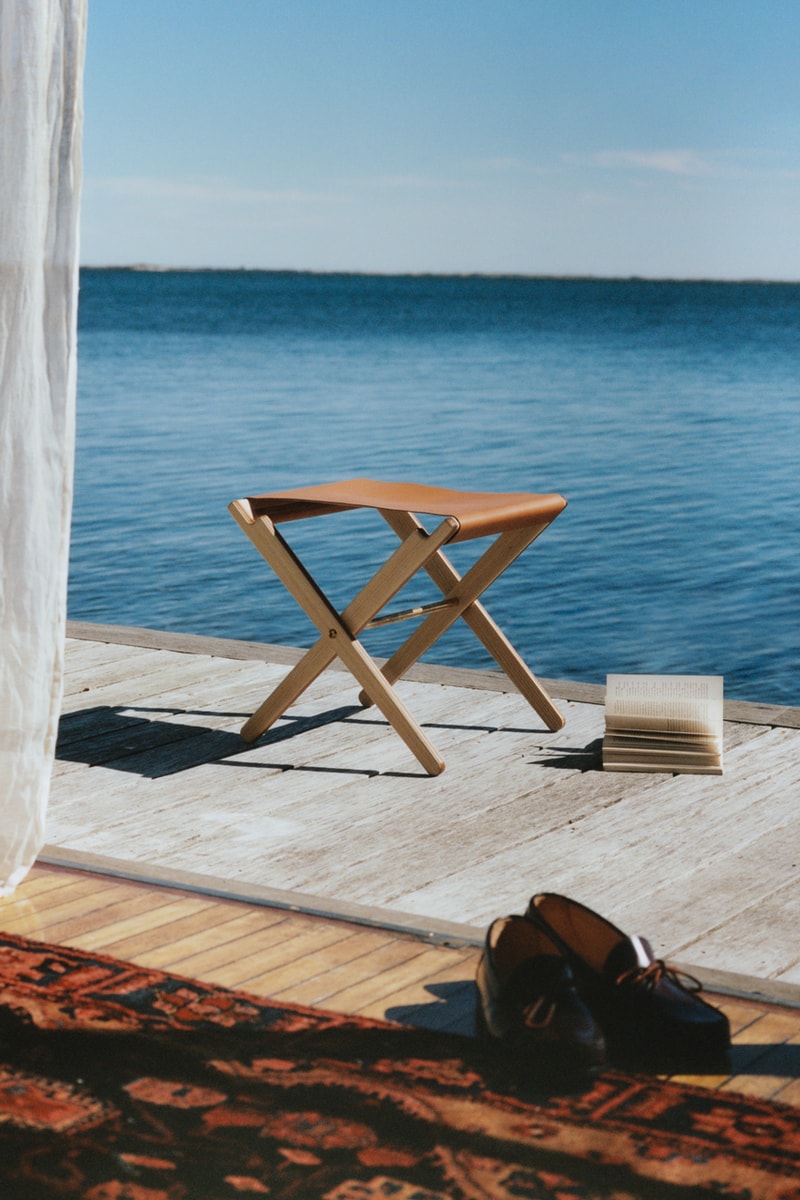 noah folding stool reclaimed materials wooden coat hangers launch details nume leather seat buy online in store