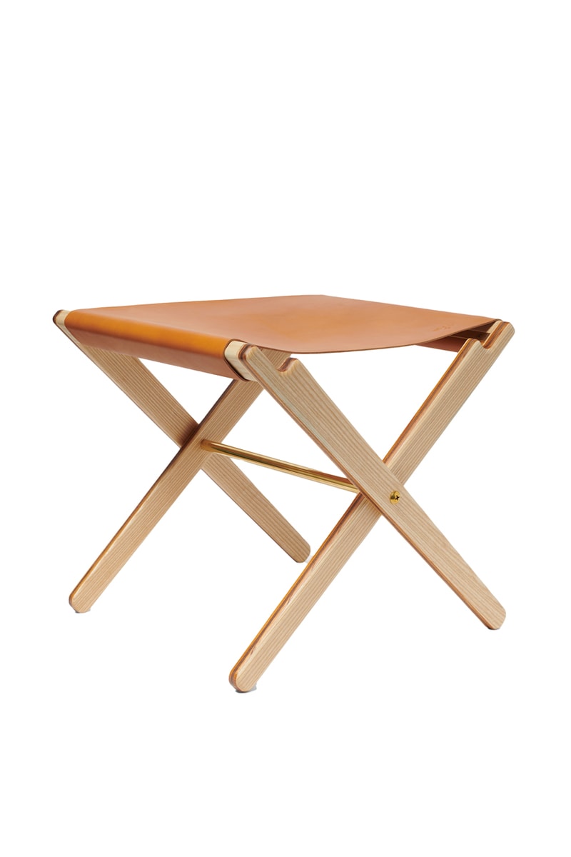 noah folding stool reclaimed materials wooden coat hangers launch details nume leather seat buy online in store
