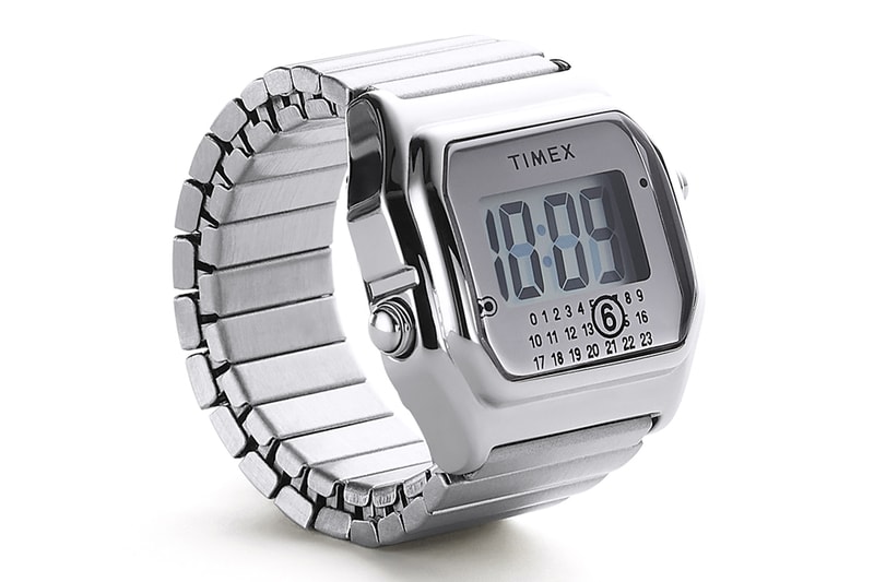 Timex x MM6 Maison Margiela Collection Release Info T80 Steel Watch T80 Ring Watch