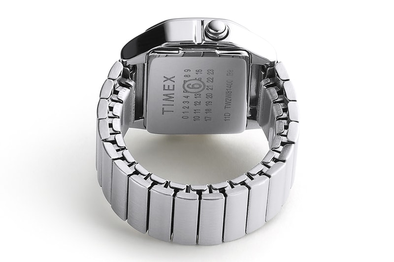 Timex x MM6 Maison Margiela Collection Release Info T80 Steel Watch T80 Ring Watch