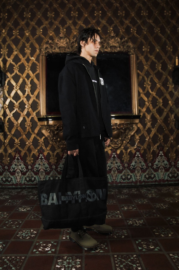 Babylon LA Lifts the Curtain on First FW24 Drop lookbook collection release info price shop los angeles streetwear fashion graphic 