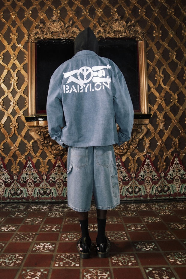 Babylon LA Lifts the Curtain on First FW24 Drop lookbook collection release info price shop los angeles streetwear fashion graphic 