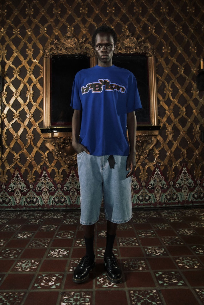 Babylon LA Lifts the Curtain on First FW24 Drop lookbook collection release info price shop los angeles streetwear fashion graphic 