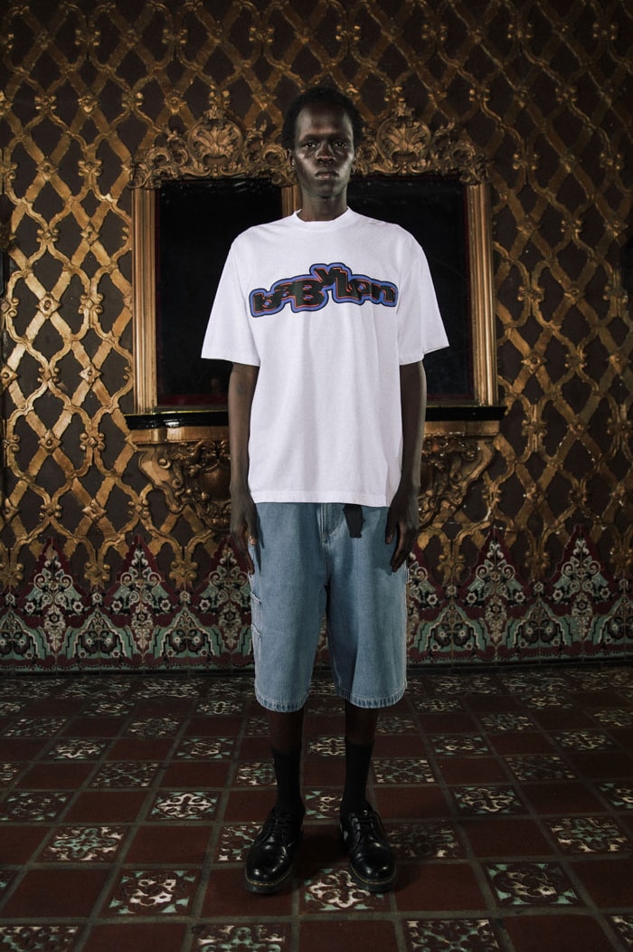 Babylon LA Lifts the Curtain on First FW24 Drop lookbook collection release info price shop los angeles streetwear fashion graphic 