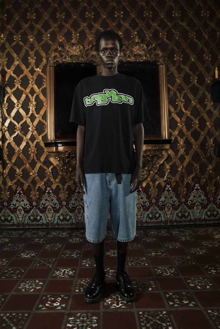Babylon LA Lifts the Curtain on First FW24 Drop lookbook collection release info price shop los angeles streetwear fashion graphic 