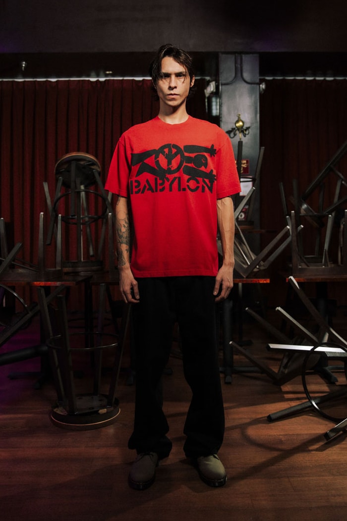 Babylon LA Lifts the Curtain on First FW24 Drop lookbook collection release info price shop los angeles streetwear fashion graphic 