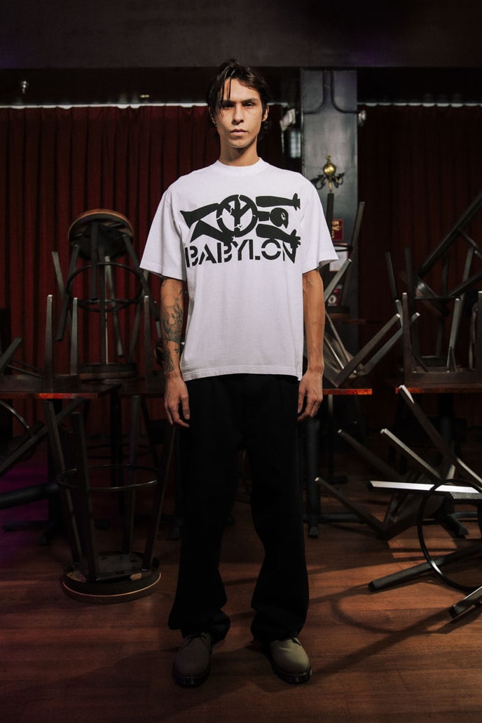 Babylon LA Lifts the Curtain on First FW24 Drop lookbook collection release info price shop los angeles streetwear fashion graphic 