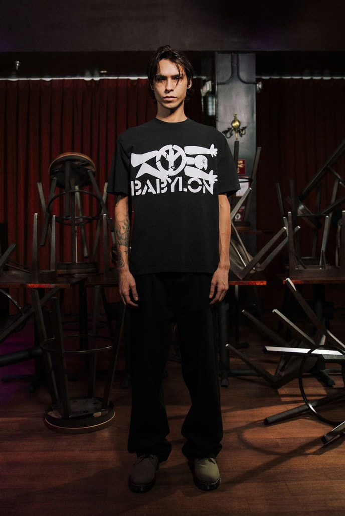 Babylon LA Lifts the Curtain on First FW24 Drop lookbook collection release info price shop los angeles streetwear fashion graphic 