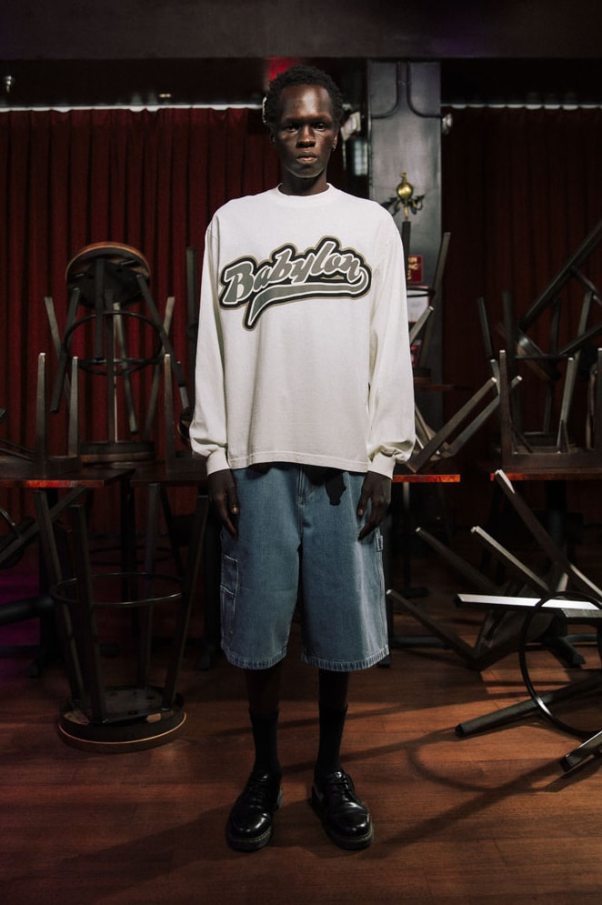Babylon LA Lifts the Curtain on First FW24 Drop lookbook collection release info price shop los angeles streetwear fashion graphic 